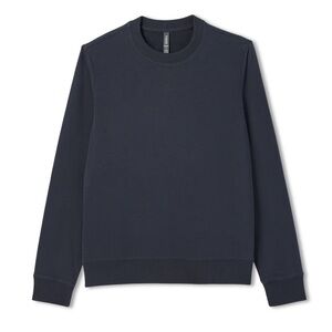 Vuori Navy Cypress Logo Crew Sweatshirt Size Small